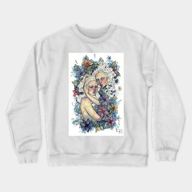 Géminis Crewneck Sweatshirt by roselinestephania